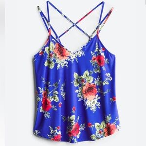 Papermoon Blue Floral Tank Top